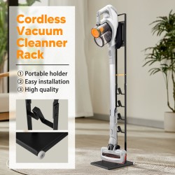 Black Cordless Vacuum Stand Rack Cleaner Freestanding Holder Dyson V6 7 8 10 11